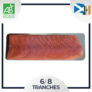 Saumon Atlantique BIO - Grandes Tranches Sélectionnées : 320 gr